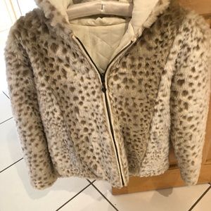 Faux fur jacket